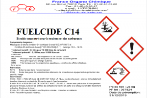 Fuelcide C14 - France Organo Chimique